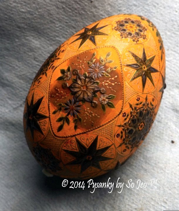 WIP Ukrainian Easter Egg Batik Art Pysanky By So Jeo